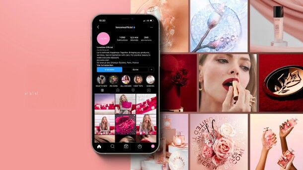 Contenu social média pour Lancôme