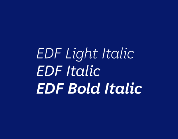 EDF Italic