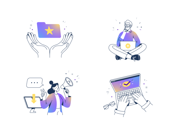 Everflow Brand Illustrations