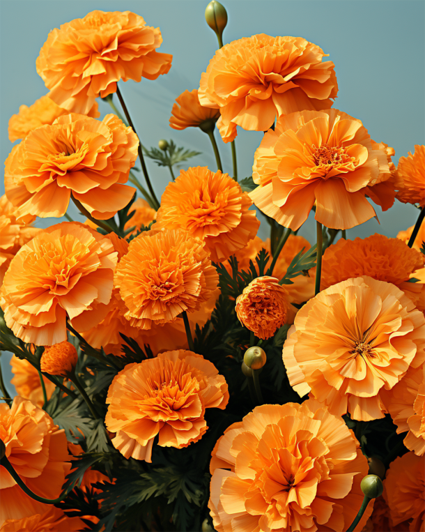 Fleurs Oranges