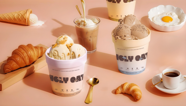 Holy Oat, Une direction artistique osé pour une marque de glace vegan