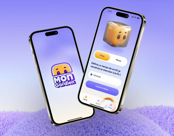 Mon Gardien | Branding & Mobile App Design