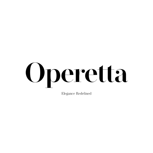 Operetta type design