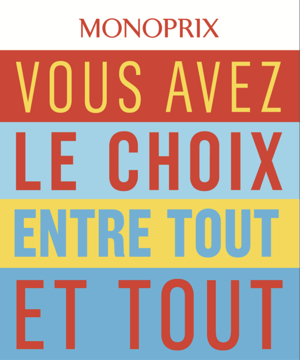 Rigolons un peu : Monoprix