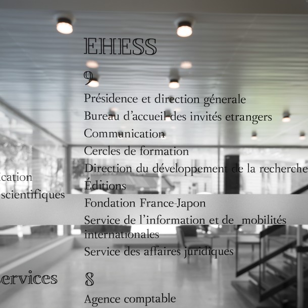 Signalétique de l’EHESS