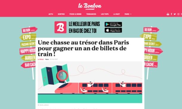Trainline x Le Bonbon / Catch me if you can