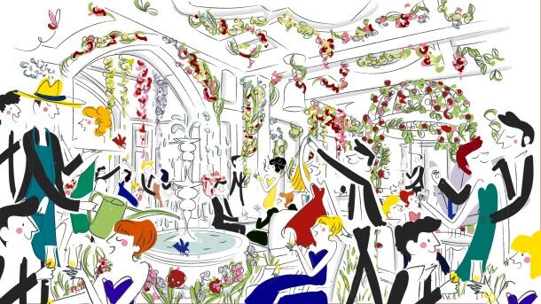 BADRUTT'S PALACE "secret garden"