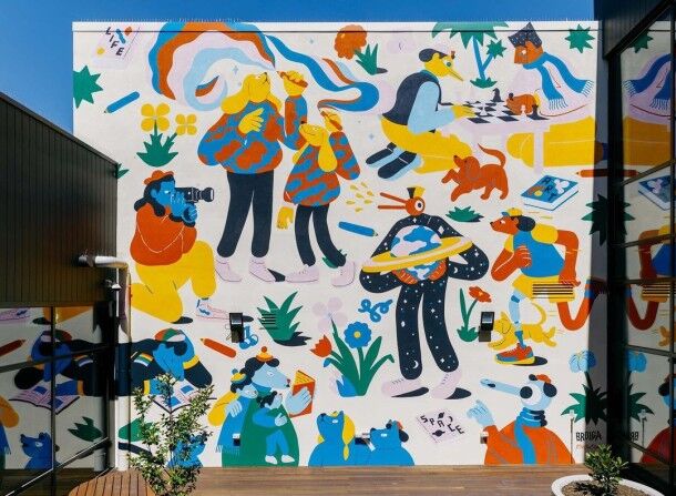 Bentleigh Library Mural