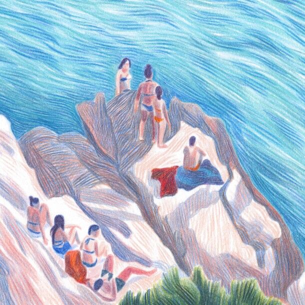 Dans la calanque