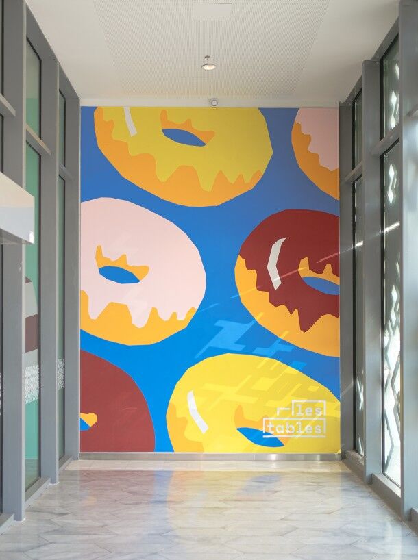 Les Tables (Wesfield Part-Dieu) Mural