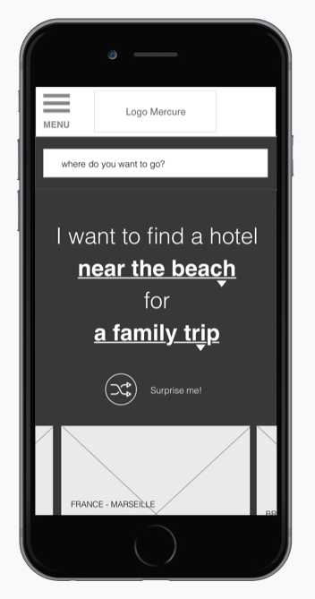 Mercure - Refonte du site