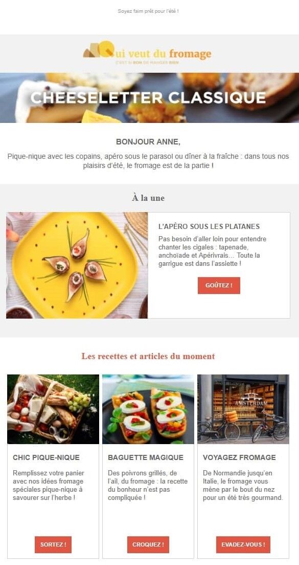 QUI VEUT DU FROMAGE ?