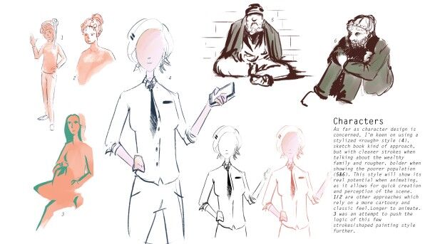 Croquis et Storyboards