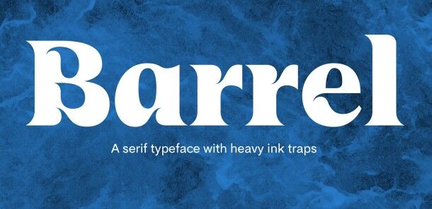 UT Barrel font