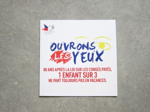 Mailing "vacances d'été" du Secours Populaire 2015