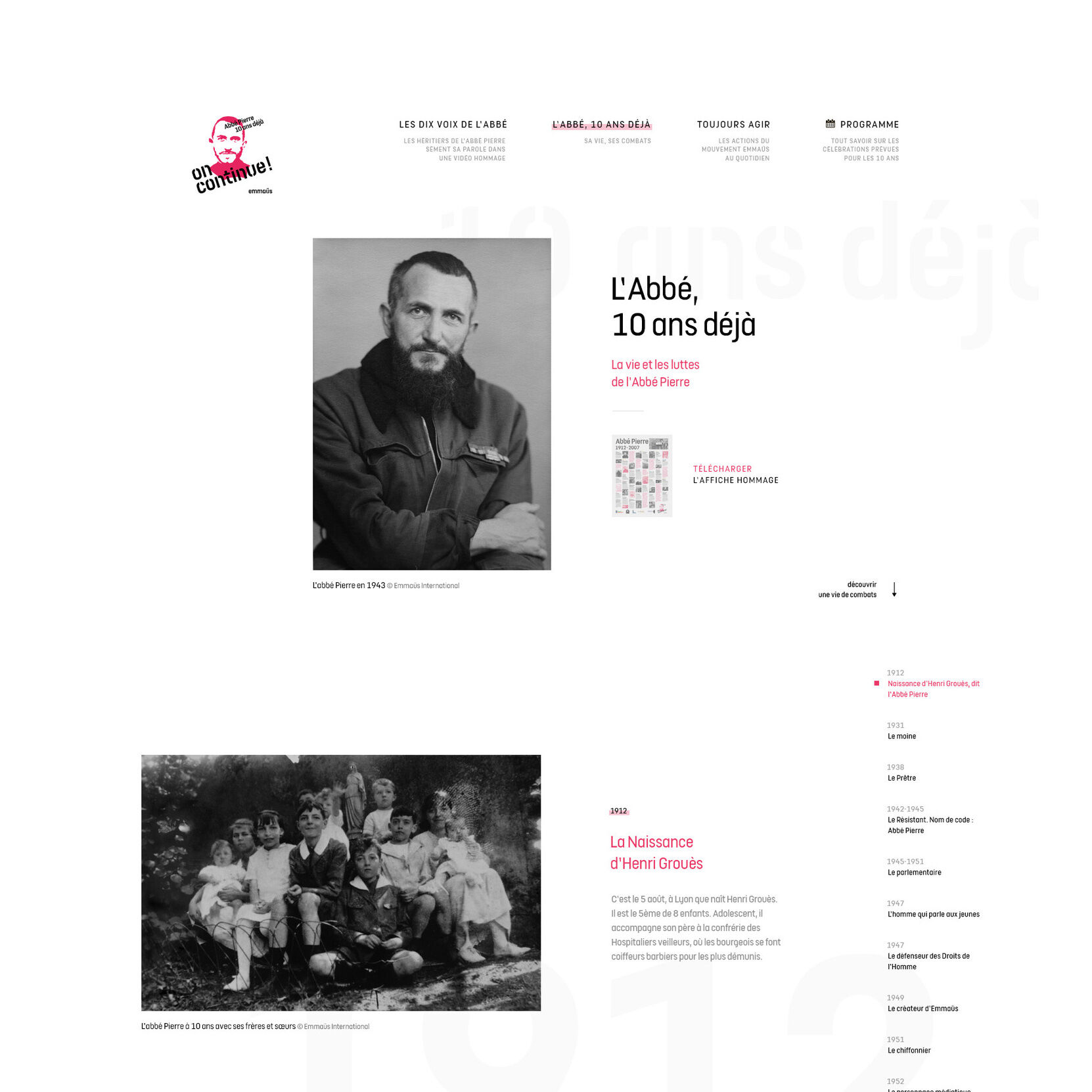 Emmaüs — On Continue !