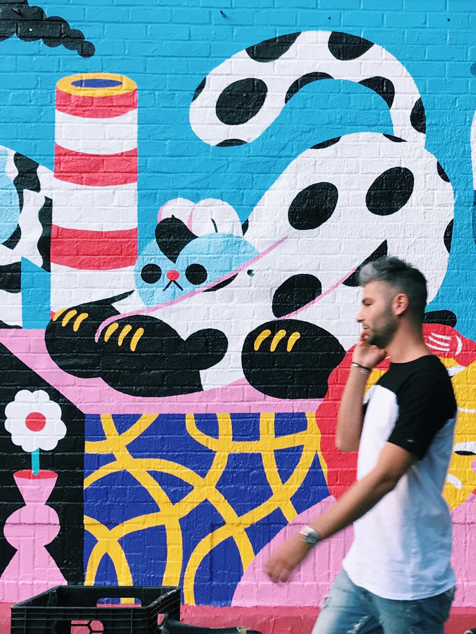 New York Flower Mural