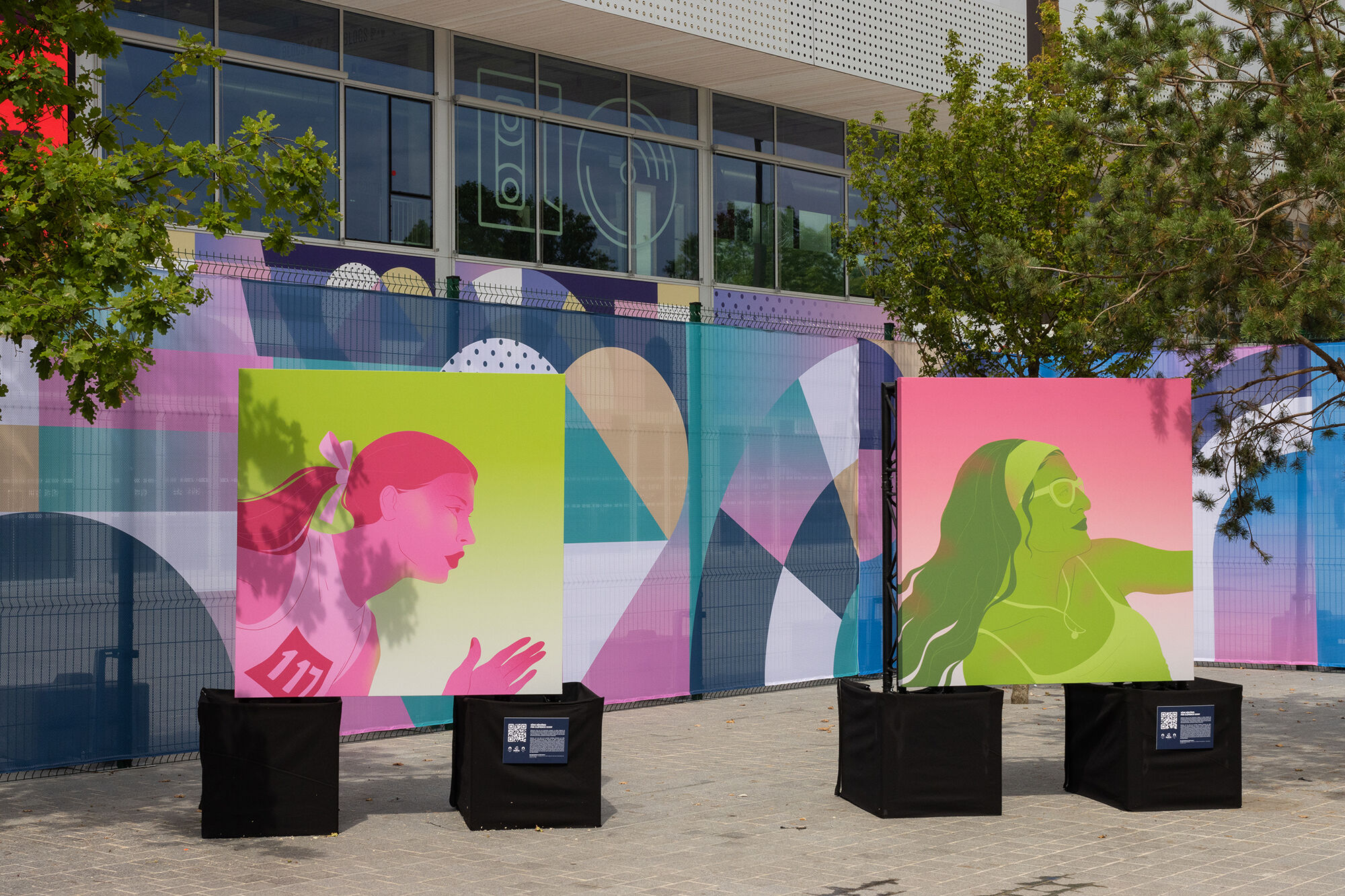 OLYMPIC FLAME ADIDAS ARENA - PARIS MA VILLE