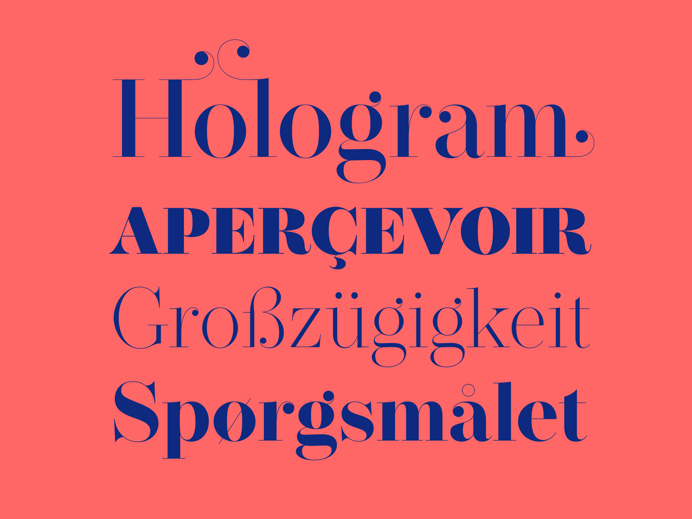 Operetta type design