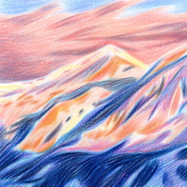 The pink mountain