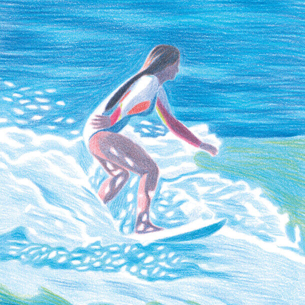The surfer girl